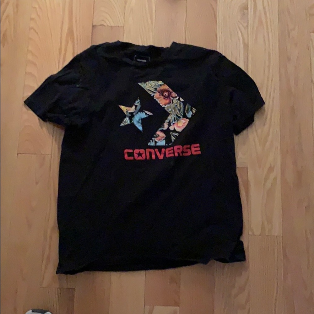 Converse floral tee.
